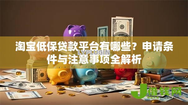 淘宝低保贷款平台有哪些？申请条件与注意事项全解析