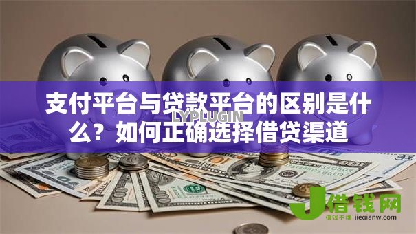 支付平台与贷款平台的区别是什么？如何正确选择借贷渠道