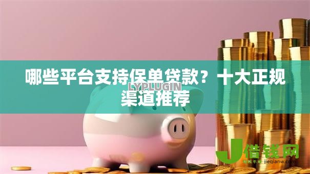 哪些平台支持保单贷款？十大正规渠道推荐