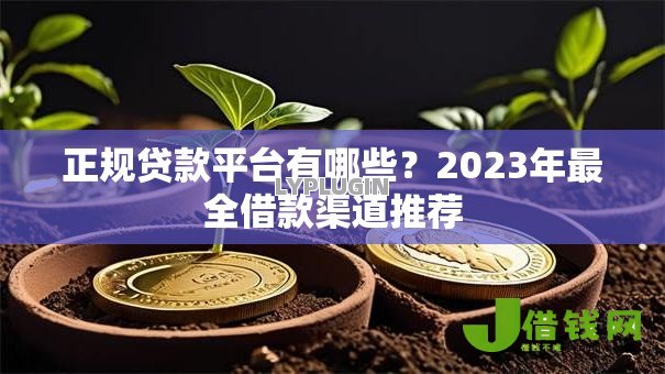 正规贷款平台有哪些？2023年最全借款渠道推荐
