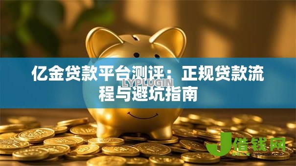 亿金贷款平台测评:正规贷款流程与避坑指南 亿金贷款平台测评:正规贷款流程与避坑指南