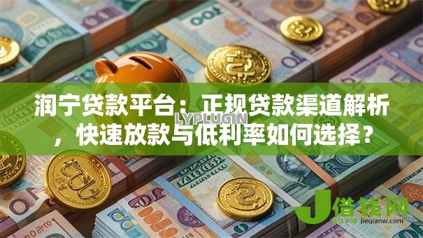 润宁贷款平台：正规贷款渠道解析，快速放款与低利率如何选择？