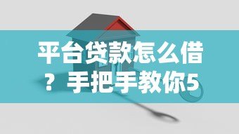 平台贷款怎么借?手把手教你5步搞定借款全流程 平台贷款怎么借?手把手教你5步搞定借款全流程