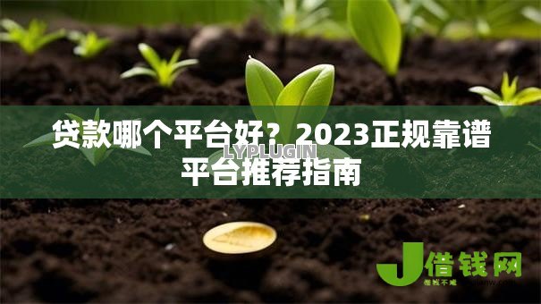 贷款哪个平台好？2023正规靠谱平台推荐指南