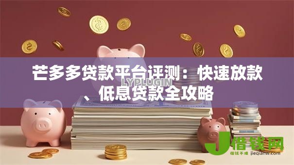 芒多多贷款平台评测:快速放款、低息贷款全攻略 芒多多贷款平台评测:快速放款、低息贷款全攻略