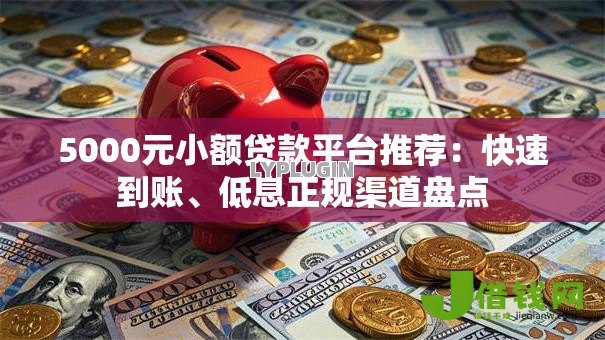 5000元小额贷款平台推荐：快速到账、低息正规渠道盘点