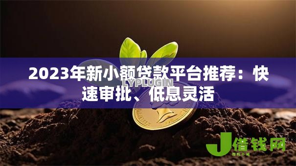 2023年新小额贷款平台推荐:快速审批、低息灵活 2023年新小额贷款平台推荐:快速审批、低息灵活