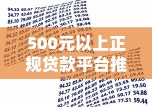 500元以上正规贷款平台推荐：低息、快速到账的借款渠道盘点