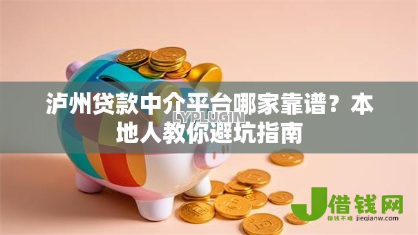 泸州贷款中介平台哪家靠谱？本地人教你避坑指南