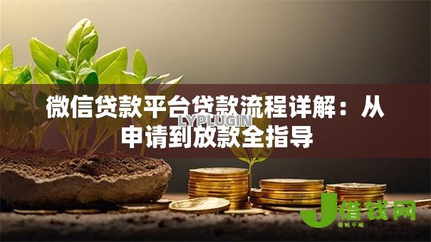 微信贷款平台贷款流程详解：从申请到放款全指导