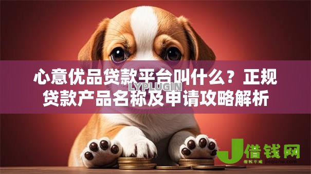 心意优品贷款平台叫什么？正规贷款产品名称及申请攻略解析