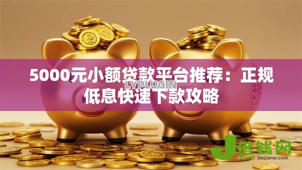 5000元小额贷款平台推荐：正规低息快速下款攻略
