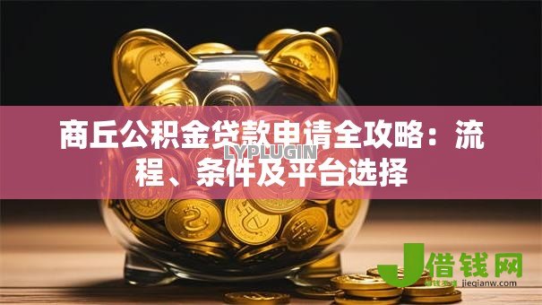 商丘公积金贷款申请全攻略：流程、条件及平台选择