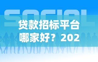 贷款招标平台哪家好？2023年最新评测与选择攻略