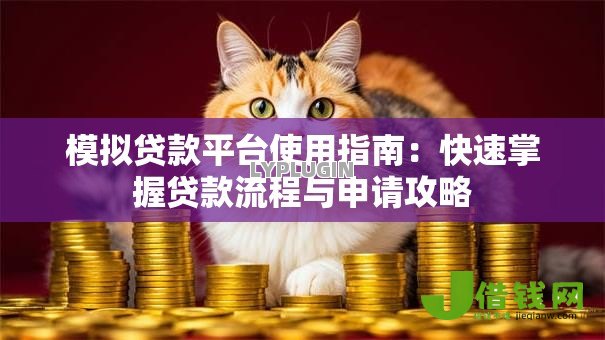 模拟贷款平台使用指南：快速掌握贷款流程与申请攻略
