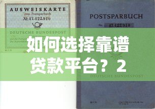 如何选择靠谱贷款平台？2023年最新贷款攻略及避坑指南