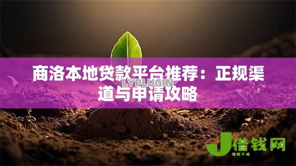 商洛本地贷款平台推荐:正规渠道与申请攻略 商洛本地贷款平台推荐:正规渠道与申请攻略