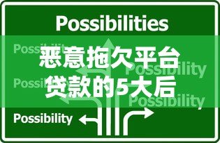 恶意拖欠平台贷款的5大后果及应对方法