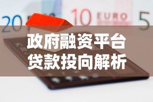 政府融资平台贷款投向解析:重点领域与风险管控 政府融资平台贷款投向解析:重点领域与风险管控