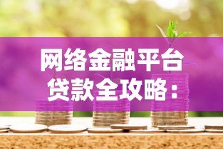 网络金融平台贷款全攻略：申请流程、注意事项及常见问题解析