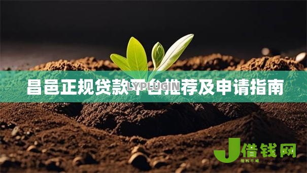 昌邑正规贷款平台推荐及申请指南