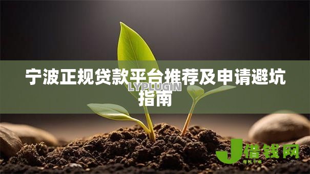 宁波正规贷款平台推荐及申请避坑指南