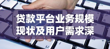 贷款平台业务规模现状及用户需求深度解析
