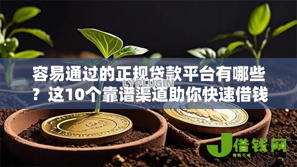 容易通过的正规贷款平台有哪些？这10个靠谱渠道助你快速借钱