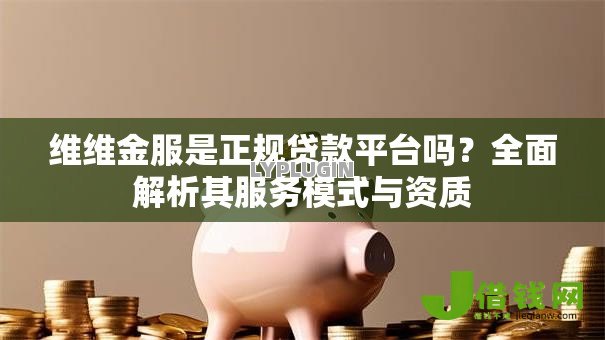 维维金服是正规贷款平台吗？全面解析其服务模式与资质