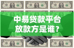 中易贷款平台放款方是谁?合作机构与申请流程全解析 中易贷款平台放款方是谁?合作机构与申请流程全解析