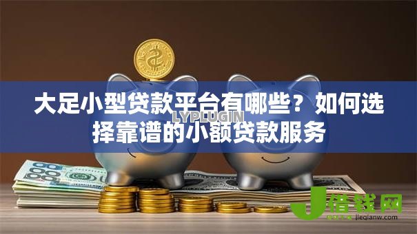 大足小型贷款平台有哪些？如何选择靠谱的小额贷款服务