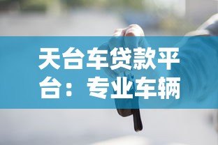 天台车贷款平台：专业车辆抵押贷款服务解析与申请指南