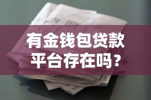 有金钱包贷款平台存在吗？全面解析其资质、利率与用户评价