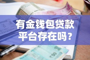 有金钱包贷款平台存在吗？全面解析其资质、利率与用户评价