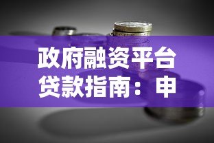 政府融资平台贷款指南:申请条件、风险解析与政策支持 政府融资平台贷款指南:申请条件、风险解析与政策支持