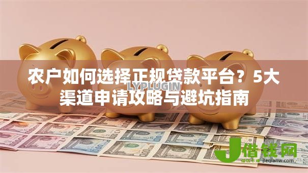 农户如何选择正规贷款平台？5大渠道申请攻略与避坑指南