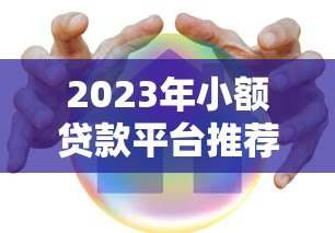 2023年小额贷款平台推荐：快速下款、低息安全的选择指南