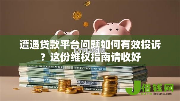 遭遇贷款平台问题如何有效投诉?这份维权指南请收好 遭遇贷款平台问题如何有效投诉?这份维权指南请收好