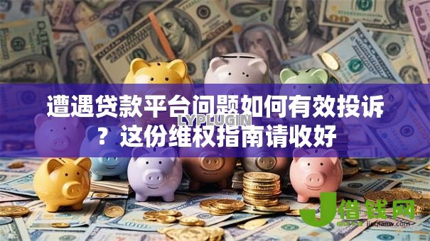 遭遇贷款平台问题如何有效投诉?这份维权指南请收好 遭遇贷款平台问题如何有效投诉?这份维权指南请收好