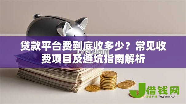 贷款平台费到底收多少？常见收费项目及避坑指南解析
