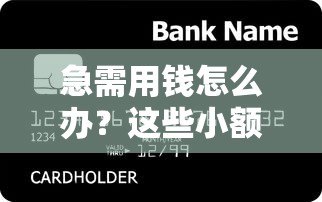 急需用钱怎么办?这些小额贷款平台不看征信也能申请 急需用钱怎么办?这些小额贷款平台不看征信也能申请