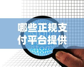 哪些正规支付平台提供合法贷款服务？持牌机构盘点