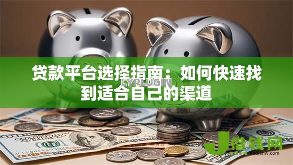 贷款平台选择指南：如何快速找到适合自己的渠道