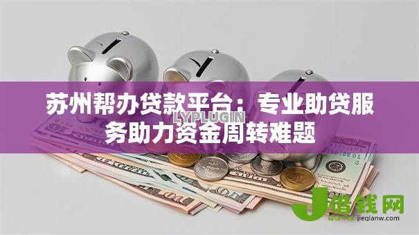 苏州帮办贷款平台：专业助贷服务助力资金周转难题