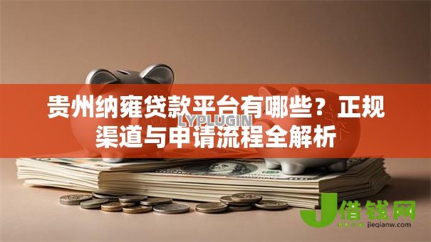 贵州纳雍贷款平台有哪些?正规渠道与申请流程全解析 贵州纳雍贷款平台有哪些?正规渠道与申请流程全解析