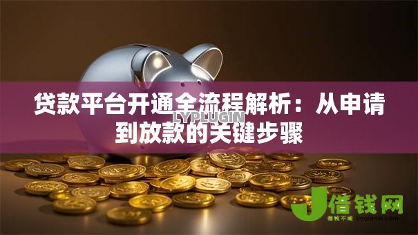 贷款平台开通全流程解析：从申请到放款的关键步骤