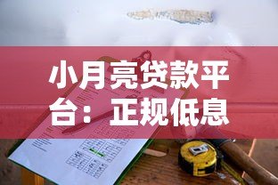 小月亮贷款平台：正规低息、快速放款的借贷选择