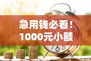 急用钱必看!1000元小额贷款平台推荐及申请指南 急用钱必看!1000元小额贷款平台推荐及申请指南