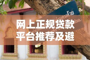 网上正规贷款平台推荐及避坑指南