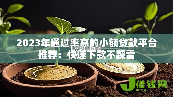 2023年通过率高的小额贷款平台推荐：快速下款不踩雷